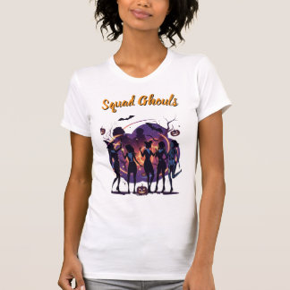 レトロ・ハロウィンスクワッド・グールズ・ウィメンズTシャツ Tシャツ