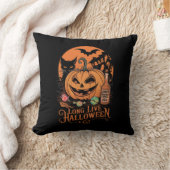 レトロ ハロウィン お化けの季節 長寿の秋 クッション (ブランケット)