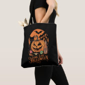 レトロ ハロウィン お化けの季節 長寿の秋 トートバッグ (クローズアップ)