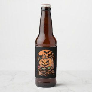 レトロ ハロウィン お化けの季節 長寿の秋 ビールラベル