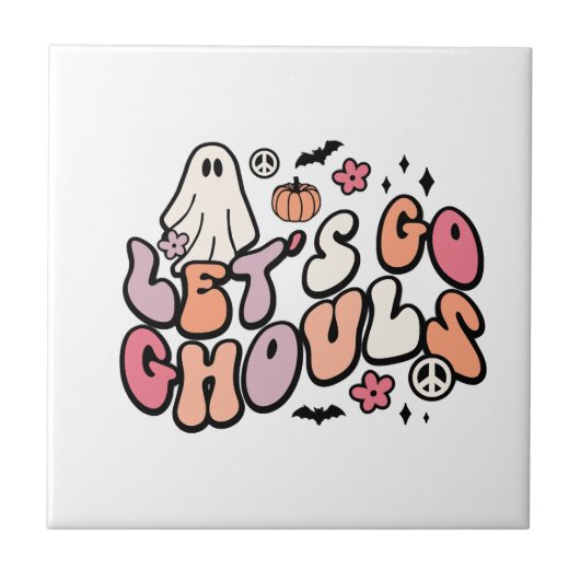 レトロ ハロウィン タイル (正面)