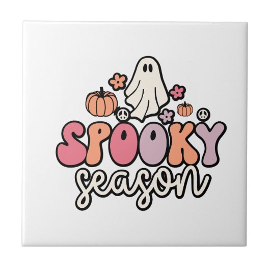 レトロ ハロウィン タイル (正面)