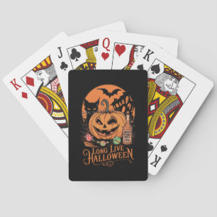 レトロ ハロウィン ロング ライブ フォール スプーキー シーズン トランプ