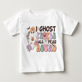 レトロ – ハロウィーン – 引用文- ベビーTシャツ