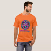 レトロ・バイブ・ライオンTシャツ** Tシャツ (正面フル)