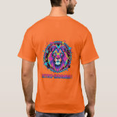 レトロ・バイブ・ライオンTシャツ** Tシャツ (裏面)