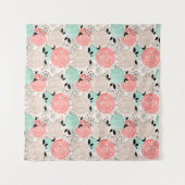 レトロ、バラ タペストリー (正面(横))