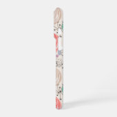 レトロ、バラ iPhoneケース (左側面)