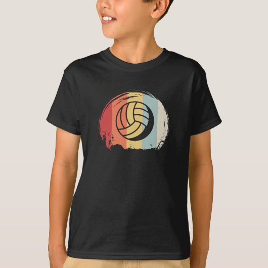 レトロ バレーボール Tシャツ (正面)