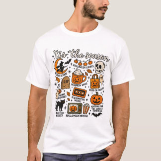 レトロ パンプキンスパイス 秋 Tシャツ