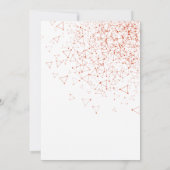 レトロ ヒッピーの70's 60's グルービー バースデー パーティー 招待状 (裏面)