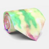 *~*レトロ。ヒップスターレインボーサイコデリック絞り染め ネクタイ (ロール)