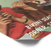 レトロ – ビキニ・シーズンvs.アイスクリーム ポスター (角)