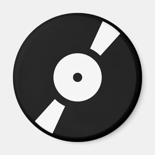 レトロ ビニールレコード マグネット (正面)