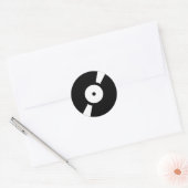 レトロ ビニールレコード ラウンドシール (封筒)