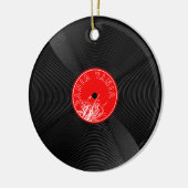 レトロ ビニール レコード オーナメント (左)