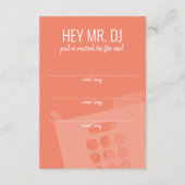 レトロ ビニール レコード RSVP 封入カード エンクロージャーカード (裏面)