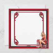 レトロ ビリーブ・イン・マジック クリスマス ピンアップ (裏面)