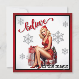 レトロ ビリーブ・イン・マジック クリスマス ピンアップ