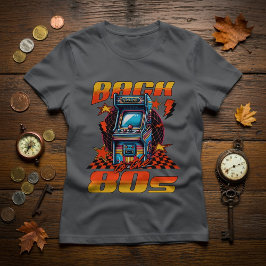 レトロ・ビンテージ80年代アーケードゲームTシャツ Tシャツ
