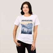レトロ ビンテージ アウトドア トライブレンドTシャツ (正面全面)