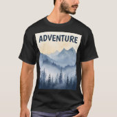 レトロ ビンテージ アウトドア Tシャツ (正面)
