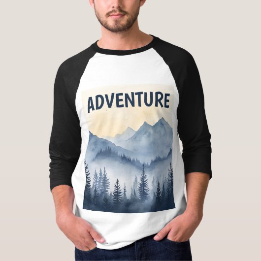 レトロ ビンテージ アウトドア Tシャツ (正面)