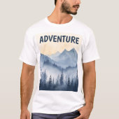 レトロ ビンテージ アウトドア Tシャツ (正面)