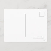 レトロ ビンテージ イースター うさぎ 休日 ポストカード (裏面)