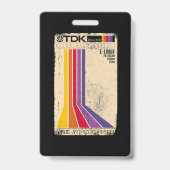 レトロ ビンテージ テープ バッジ (裏面)