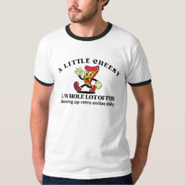 レトロ ビンテージ ピザ カートゥーン  Tシャツ