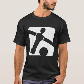 レトロ ビンテージ フーズボール プレイヤー テーブル フットボール テーブル Tシャツ