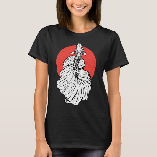 レトロ ビンテージ ベタ Tシャツ (正面)