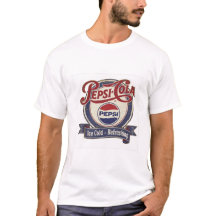 レトロ ビンテージ ペプシコーラ グラフィックTシャツ - 1950年代 .