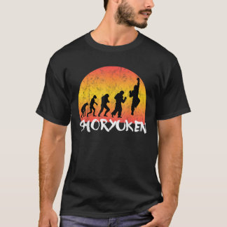 レトロ ビンテージ 昇龍拳 ファイター エボリューション 楽しい私 Tシャツ