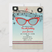 レトロ ビンテージ 1950年代 50年代 どんなイベントでも 招待状 (正面)