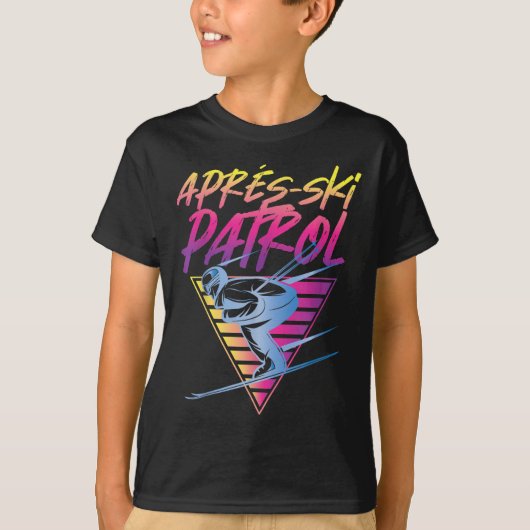 レトロ ビンテージ 80年代 アフタースキー パトロール Tシャツ (正面)