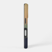 レトロ ビーチ 救命艇 見張り台 夕焼け iPhone 16ケース (右側面)