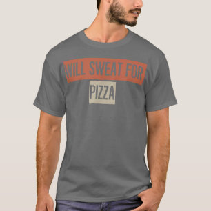 レトロ、ピザの汗おもしろい27934996 Tシャツ