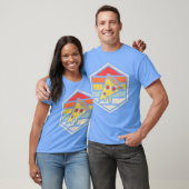 レトロ ピザ  ジャンクフード Tシャツ (ユニセックス)