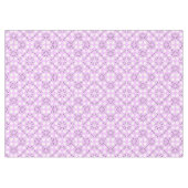 レトロ、ピンクの花柄 テーブルクロス (正面(横))