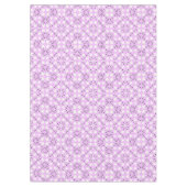 レトロ、ピンクの花柄 テーブルクロス (正面)