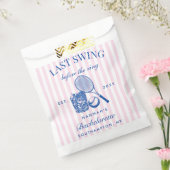 レトロ ピンク ラスト スウィング ビフォア ザ リング テニス バック フェイバーバッグ (封をした状態)