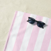 レトロ ピンク 結婚式前の最後のスイング テニス バック ビーチタオル (インサイチュ)