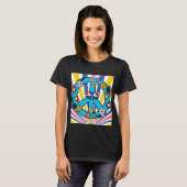 レトロ・ピースサイン Tシャツ (正面フル)