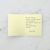 レトロ ファンミー アドバイス おめでとう 新しい仕事 カード (内部)