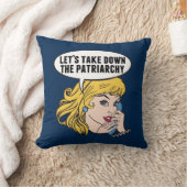 レトロ·フェミニスト·アおもしろいート·ポップ・アートのアンチ家父長制 クッション (ブランケット)