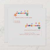 レトロ フラワー アコモデーション エンクロージャー カード (正面/裏面)