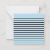 レトロ フラワー インスピレーション ノートカード (裏面)