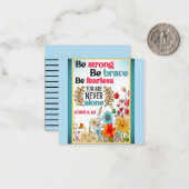 レトロ フラワー インスピレーション ノートカード (正面/裏面インサイチュ)